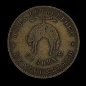 Canada, R. & I.S. Rutherford, 1/2 penny : 1841