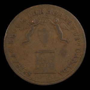 Canada, inconnu, 1/2 penny : 1816