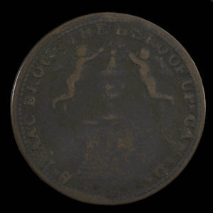 Canada, inconnu, 1/2 penny : 1816