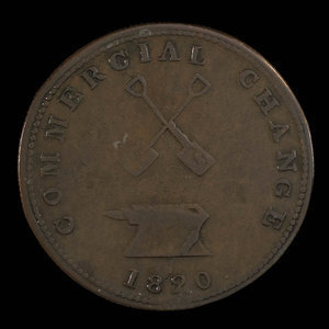 Canada, inconnu, 1/2 penny : 1820