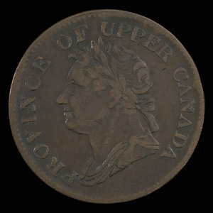 Canada, inconnu, 1/2 penny : 1832