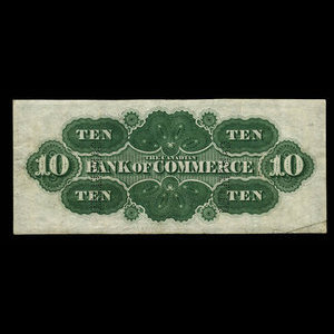 Canada, Canadian Bank of Commerce, 10 dollars : 1 mai 1871