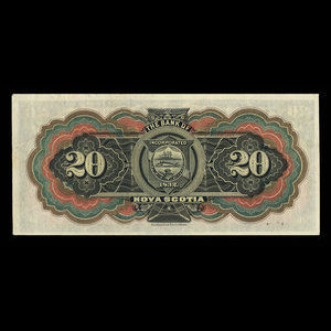 Canada, Banque Nouvelle-Écosse, 20 dollars : 1 février 1918