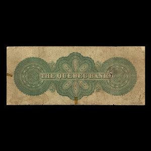 Canada, Banque de Québec, 1 dollar : 2 janvier 1863