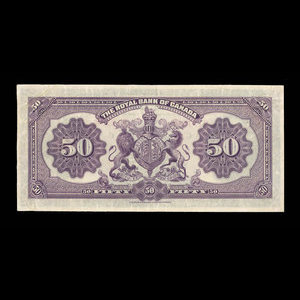 Canada, Banque Royale du Canada, 50 dollars : 3 janvier 1927