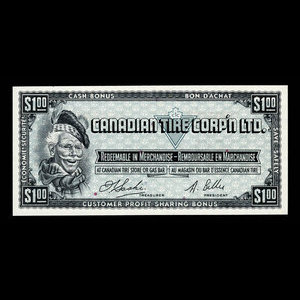 Canada, Canadian Tire Corporation Ltd., 1 dollar : 1961