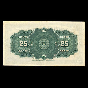 Canada, Dominion du Canada, 25 cents : 2 janvier 1900