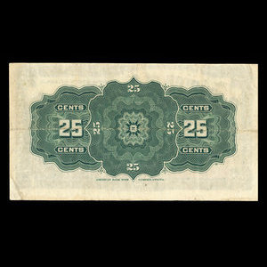 Canada, Dominion du Canada, 25 cents : 2 janvier 1900