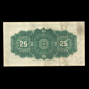 Canada, Dominion du Canada, 25 cents : 2 janvier 1900