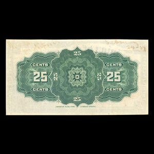 Canada, Dominion du Canada, 25 cents : 2 janvier 1900