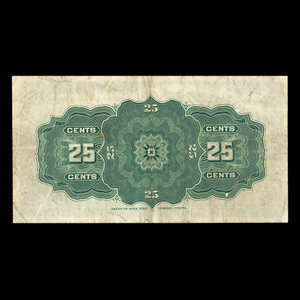 Canada, Dominion du Canada, 25 cents : 2 janvier 1900