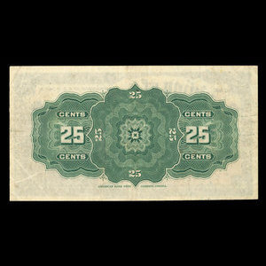 Canada, Dominion du Canada, 25 cents : 2 janvier 1900