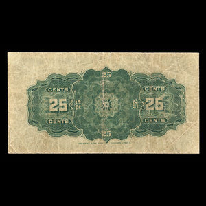 Canada, Dominion du Canada, 25 cents : 2 janvier 1900