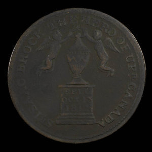 Canada, inconnu, 1/2 penny : 1816