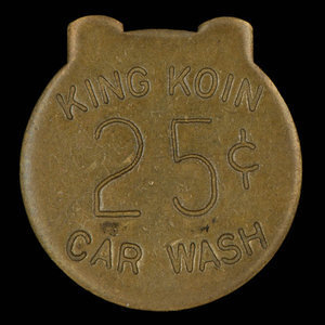 Canada, King Koin Car Wash, 25 cents :