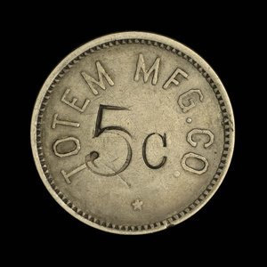 Canada, Totem Mfg. Co., 5 cents : 1928