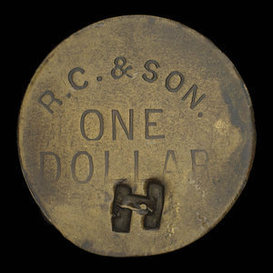 Canada, R.C. & Fils, 1 dollar : 1914