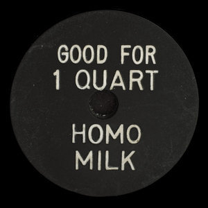 Canada, Union Milk Co. Ltd., 1 pinte de lait homogénéisé :