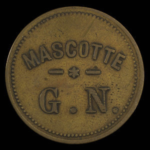 Canada, Gédéon Normandin (G.N.), 5 cents : 1895