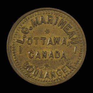 Canada, L.G. Marineau, 1/2 pain : 1917