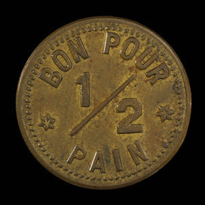 Canada, L.G. Marineau, 1/2 pain : 1917