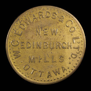 Canada, W.C. Edwards & Cie. Ltée., 1 corde, bois : 1893