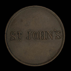 Canada, inconnu, 1 farthing : 1850