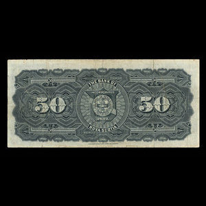 Canada, Banque Nouvelle-Écosse, 50 dollars : 2 janvier 1925