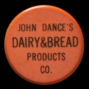 Canada, John Dance's Dairy & Bread Products Co., 25 cents : 1962