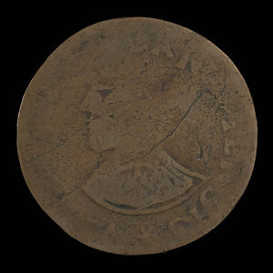 Canada, inconnu, 1/2 penny : 1811