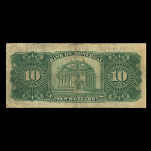 Canada, Banque de Montréal, 10 dollars : 2 janvier 1904