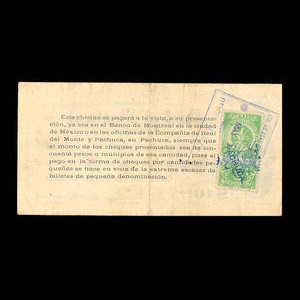 Mexique, Banque de Montréal, 10 pesos : 1 mai 1915