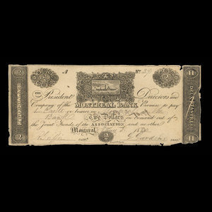 Canada, Montreal Bank, 2 dollars : 5 janvier 1820