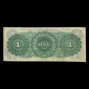 Canada, St. Stephen's Bank, 1 dollar : 1 février 1886