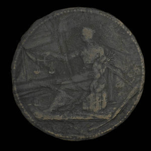 Canada, inconnu, 1/2 penny : 1820