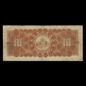 Canada, Metropolitan Bank (The), 10 dollars : 5 novembre 1902