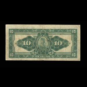 Canada, Standard Bank of Canada, 10 dollars : 2 janvier 1924