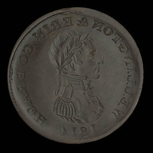 Irlande, inconnu, 1 penny : 1814