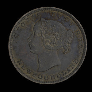 Canada, Victoria, 5 cents : 1865