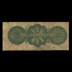 Canada, Banque de Québec, 2 dollars : 1 novembre 1865