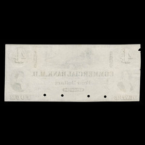 Canada, Commercial Bank of the Midland District, 4 dollars : 2 mai 1855