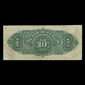 Canada, Northern Bank, 10 dollars : 1 novembre 1905