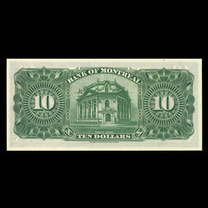 Canada, Banque de Montréal, 10 dollars : 2 janvier 1931