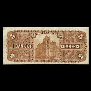 Canada, Canadian Bank of Commerce, 5 dollars : 2 janvier 1901