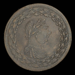 Canada, inconnu, 1 penny : 1812