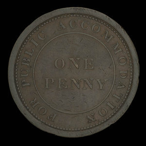 Canada, inconnu, 1 penny : 1805