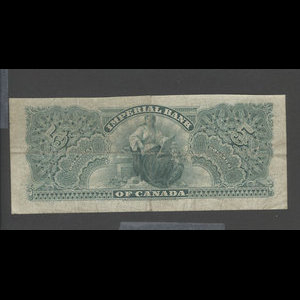 Canada, Imperial Bank of Canada, 5 dollars : 1 octobre 1902