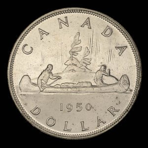 Canada, Georges VI, 1 dollar : 1950