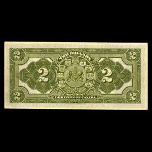 Canada, Dominion du Canada, 2 dollars : 2 janvier 1914