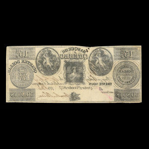 Canada, Banque de Québec, 30 sous : 1 octobre 1837